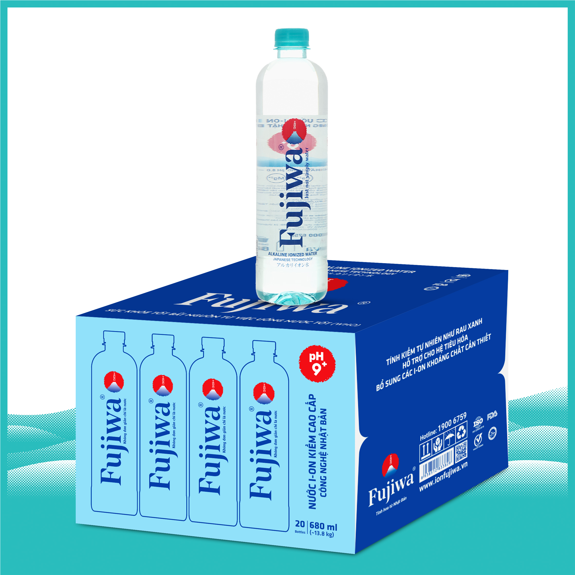 NƯỚC UỐNG I-ON KIỀM CAO CẤP ĐÓNG CHAI FUJIWA